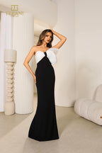 Terani Couture Evening 251E4286 - Black White