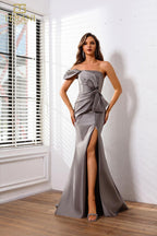 Terani Evenings Dress 251E4555 - Gray
