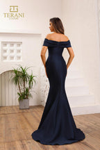 Terani Evenings Dress 251E4565 - Navy