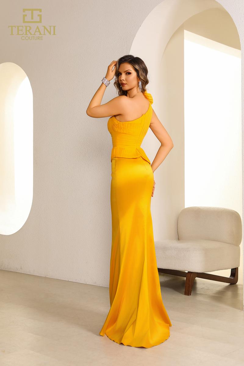 Terani Evenings Dress 251E4578 - Tangerine