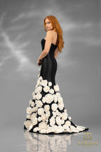 Terani Pageant Dress 251GL4184 - Black Ivory