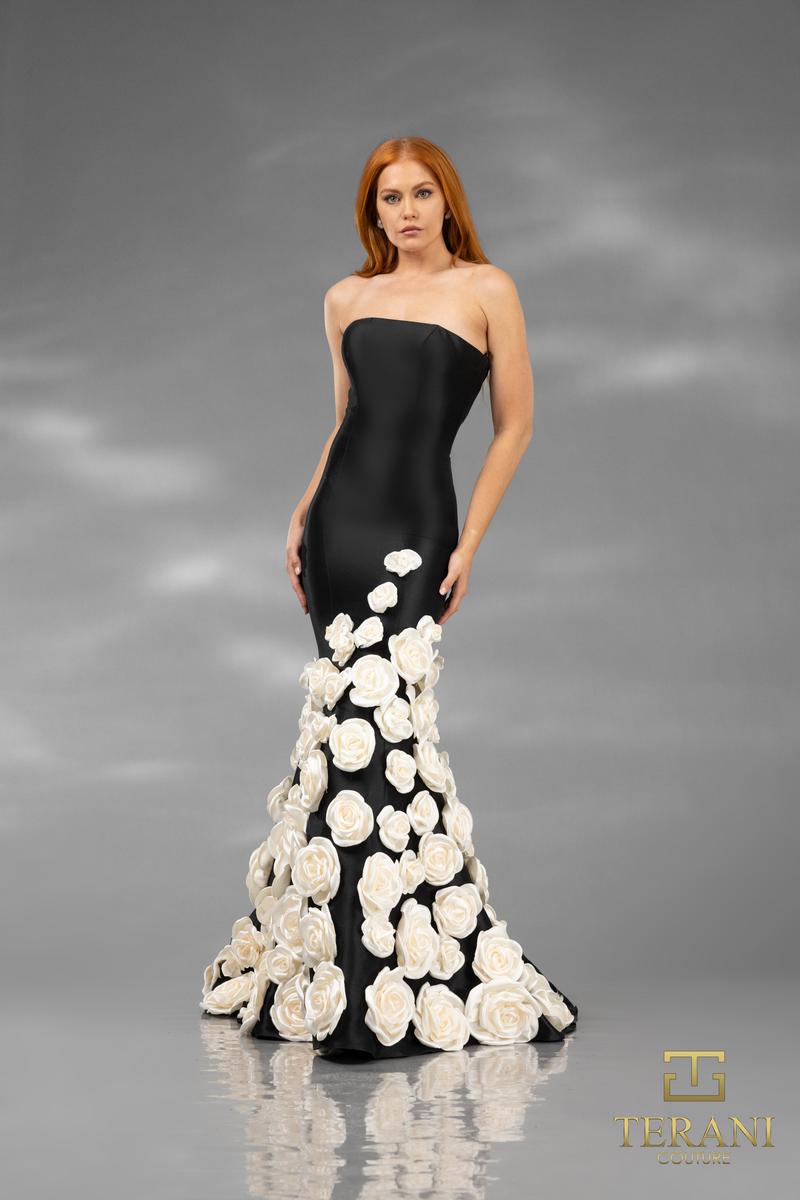 Terani Pageant Dress 251GL4184 - Black Ivory