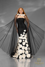 Terani Pageant Dress 251GL4184 - Black Ivory