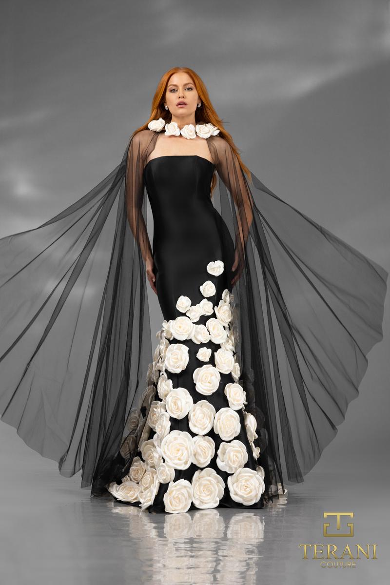 Terani Pageant Dress 251GL4184 - Black Ivory