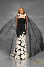 Terani Pageant Dress 251GL4184 - Black Ivory