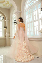 Terani Pageant Dress 251GL4184 - Blush Ivory
