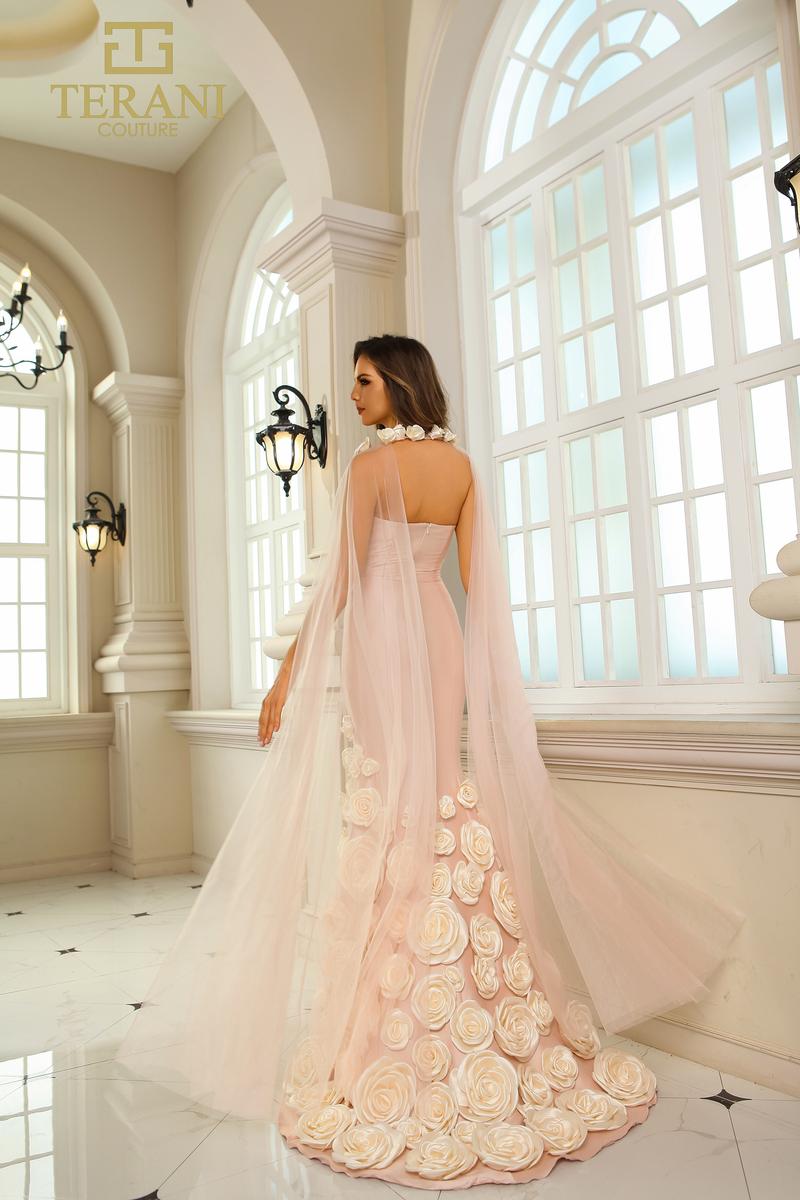 Terani Pageant Dress 251GL4184 - Blush Ivory