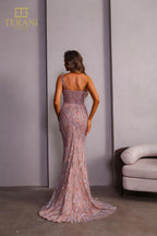 Terani Pageant Dress 251GL4315 - Rose Gold