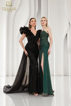 Terani Pageant Dress 251GL4357 - Black
