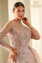 Terani Mother of the Bride Dress 251M4412 - Rose