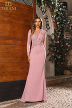 Terani Mother of the Bride Dress 251M4422 - Dust Rose