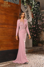 Terani Mother of the Bride Dress 251M4422 - Dust Rose