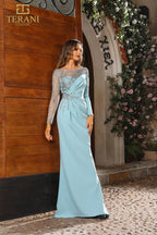 Terani Mother of the Bride Dress 251M4423 - Seafoam