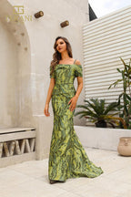 Terani Mother of the Bride Dress 251M4434 - Green