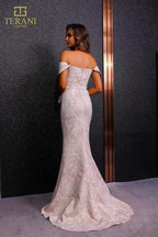 Terani Mother of the Bride Dress 251M4435 - Lilac Gold