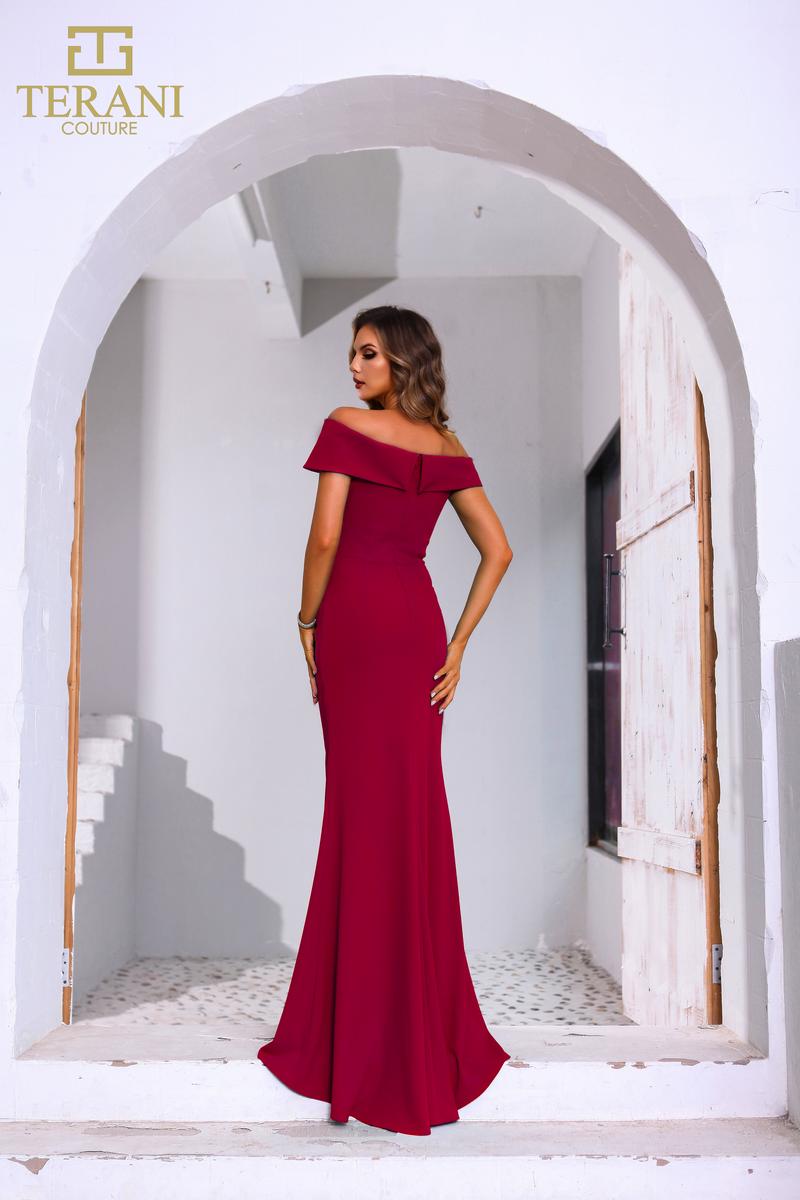Terani Mother of the Bride Dress 251M4444 - Wine
