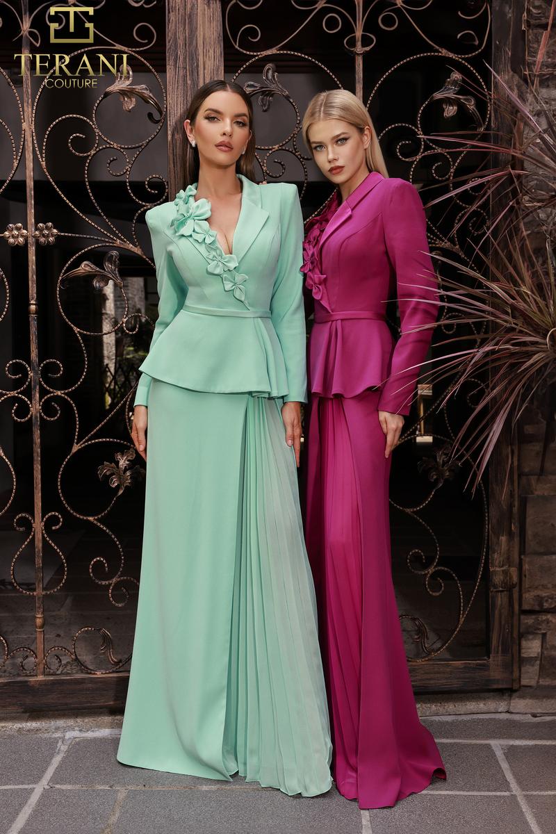 Terani Mother of the Bride Dress 251M4572 - Sage