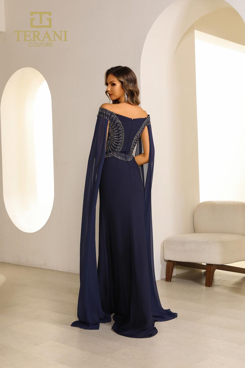 Terani Mother of the Bride Dress 251M4580 - Navy