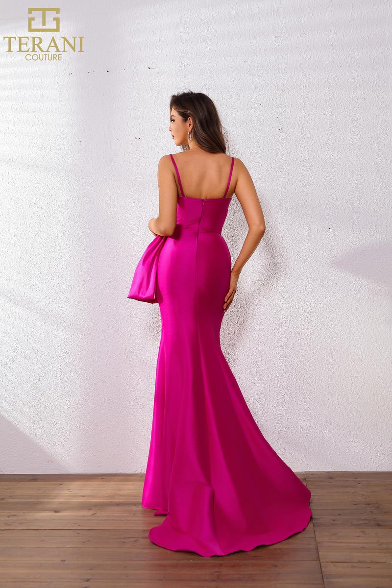 Terani Prom Dress 251P4006 - Fuchsia White