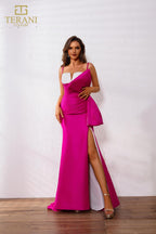 Terani Prom Dress 251P4006 - Fuchsia White