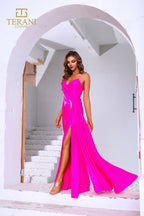 Terani Prom Dress 251P4055 - Neon Pink