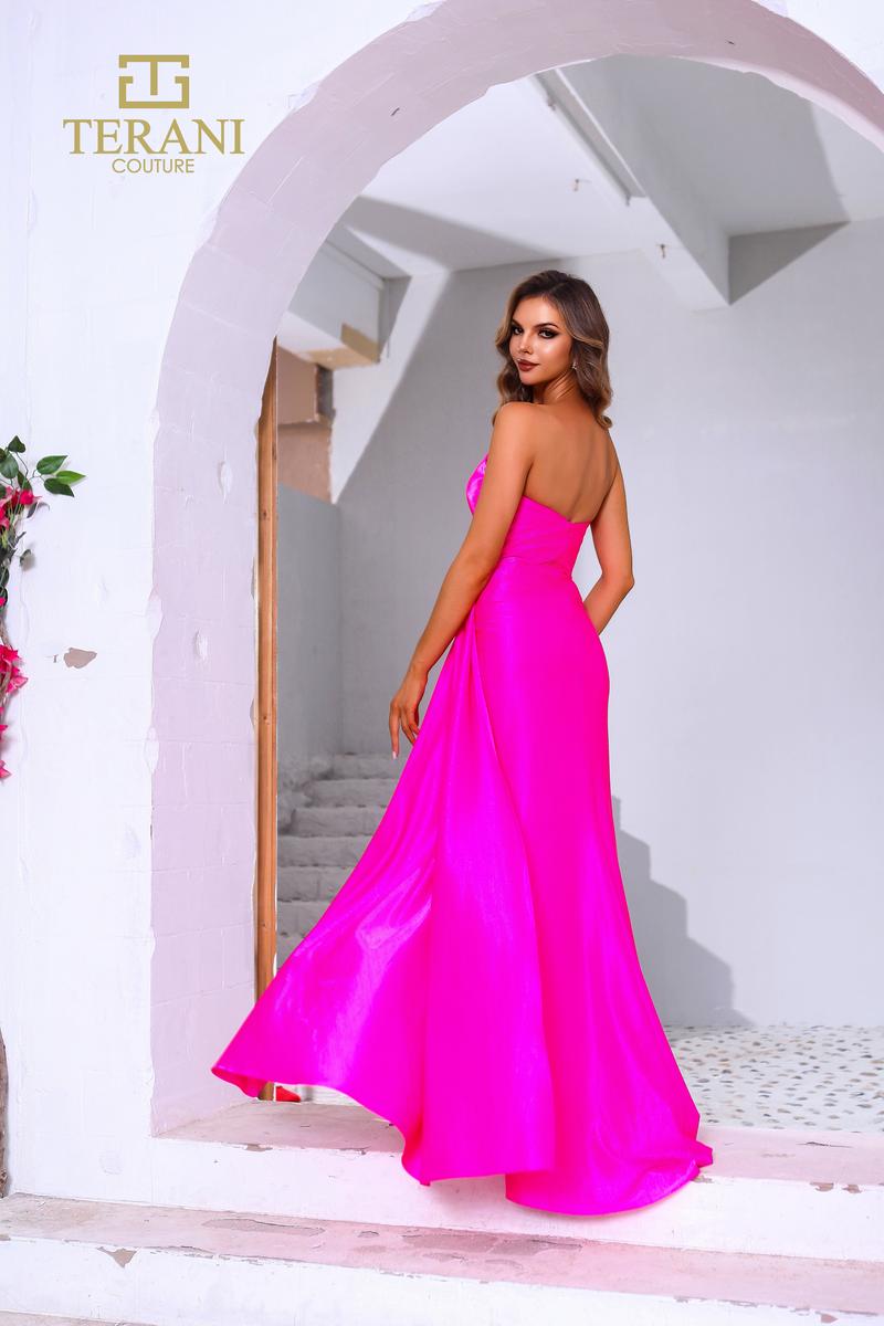 Terani Prom Dress 251P4055 - Neon Pink