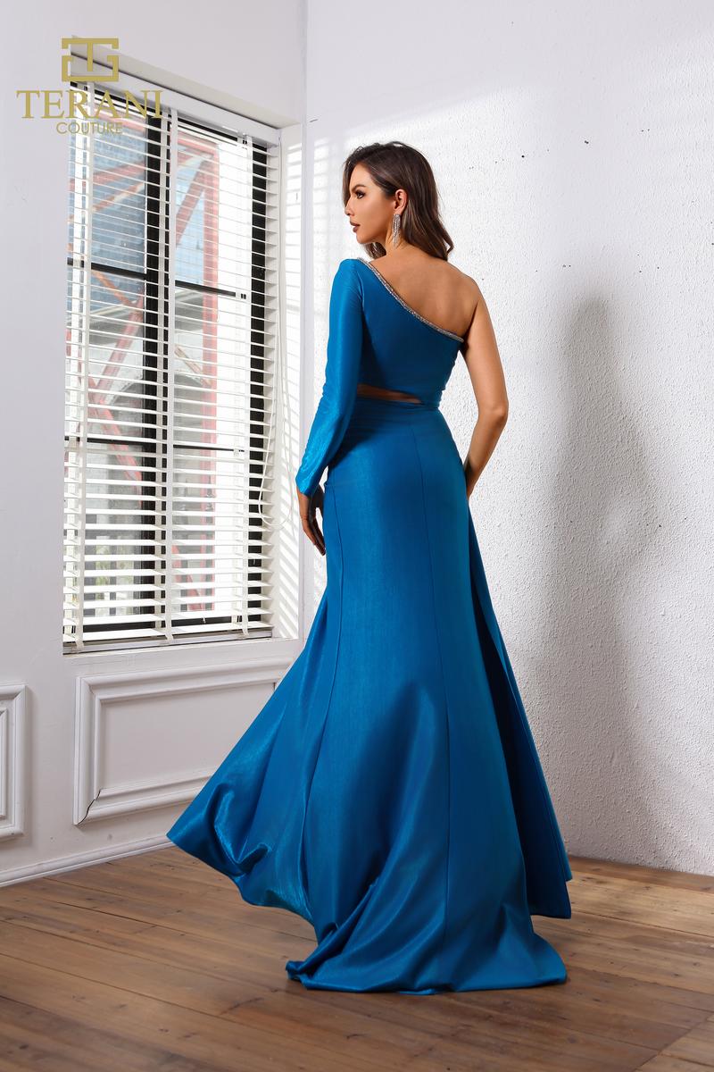 Terani Prom Dress 251P4056 - Peacock