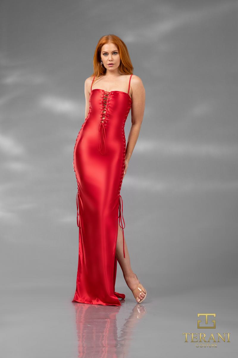 Terani Prom Dress 251P4119 - Red