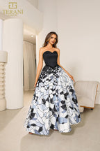 Terani Prom Dress 251P4373 - Black Multi