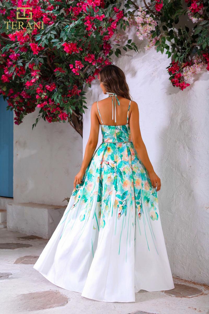 Terani Prom Dress 251P4535 - Ivory Multi