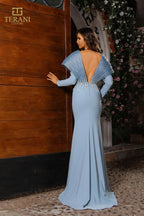 Terani Evenings Dress 251E4222 - Powder Blue