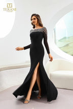 Terani Evenings Dress 251E4257 - Black