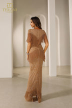 Terani Pageant Dress 251gl4349 - Gold