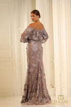 Terani Mother of the Bride Dress 251M4414 - Mauve