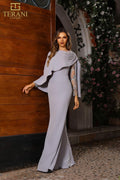Terani Mother of the Bride Dress 251M4446 - Platinum