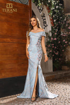 Terani Couture Mother of the Bride 251M4454 - Blue