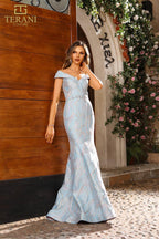Terani Mother of the Bride Dress 251M4457 - Blue