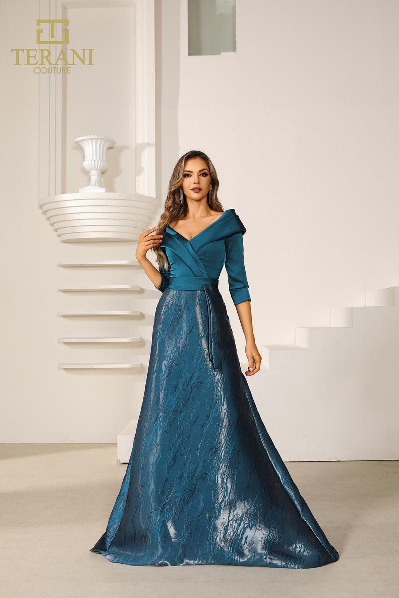 Terani Couture Mother of the Bride 251M4461 - Blue