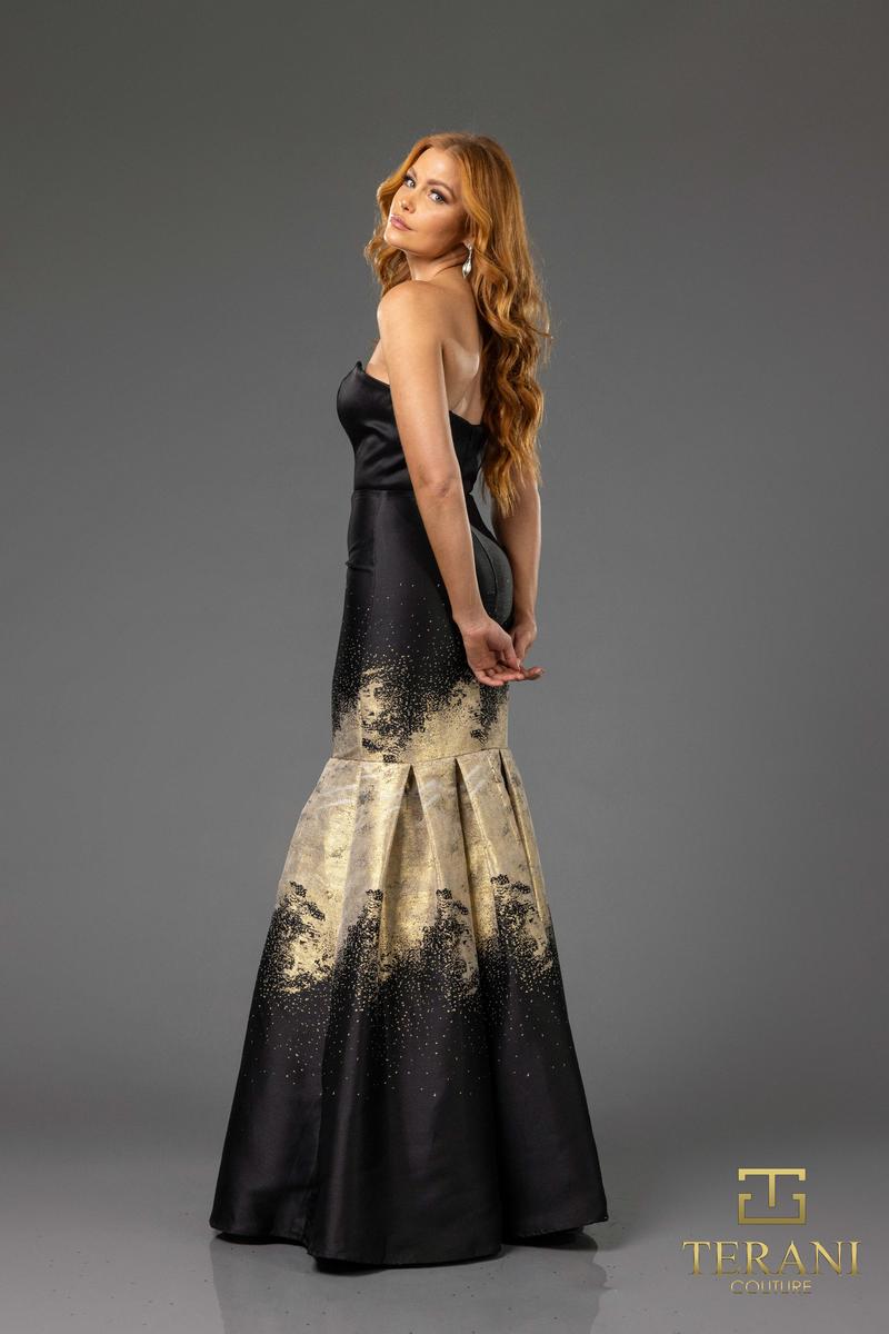 Terani Prom 251P0177 - Black Gold