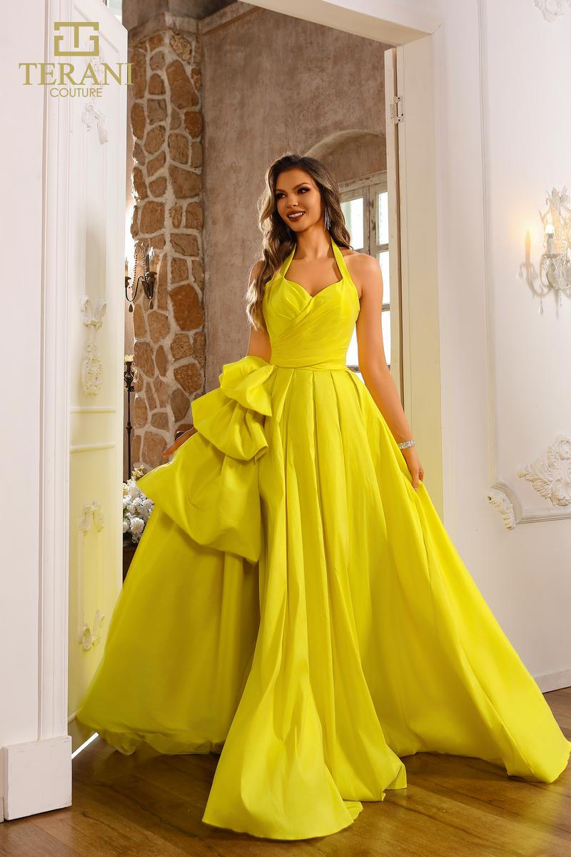 Terani Prom Dress 251P4058 - Lemon