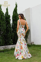 Terani Prom Dress 251P4378 - Ivory Multi