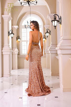 Terani Prom Dress 251P4531 - Rose Gold