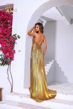 Terani Prom Dress 251P4534 - Yellow Gold