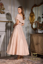 Terani Cocktail Dress 252C5022 - Rose Gold