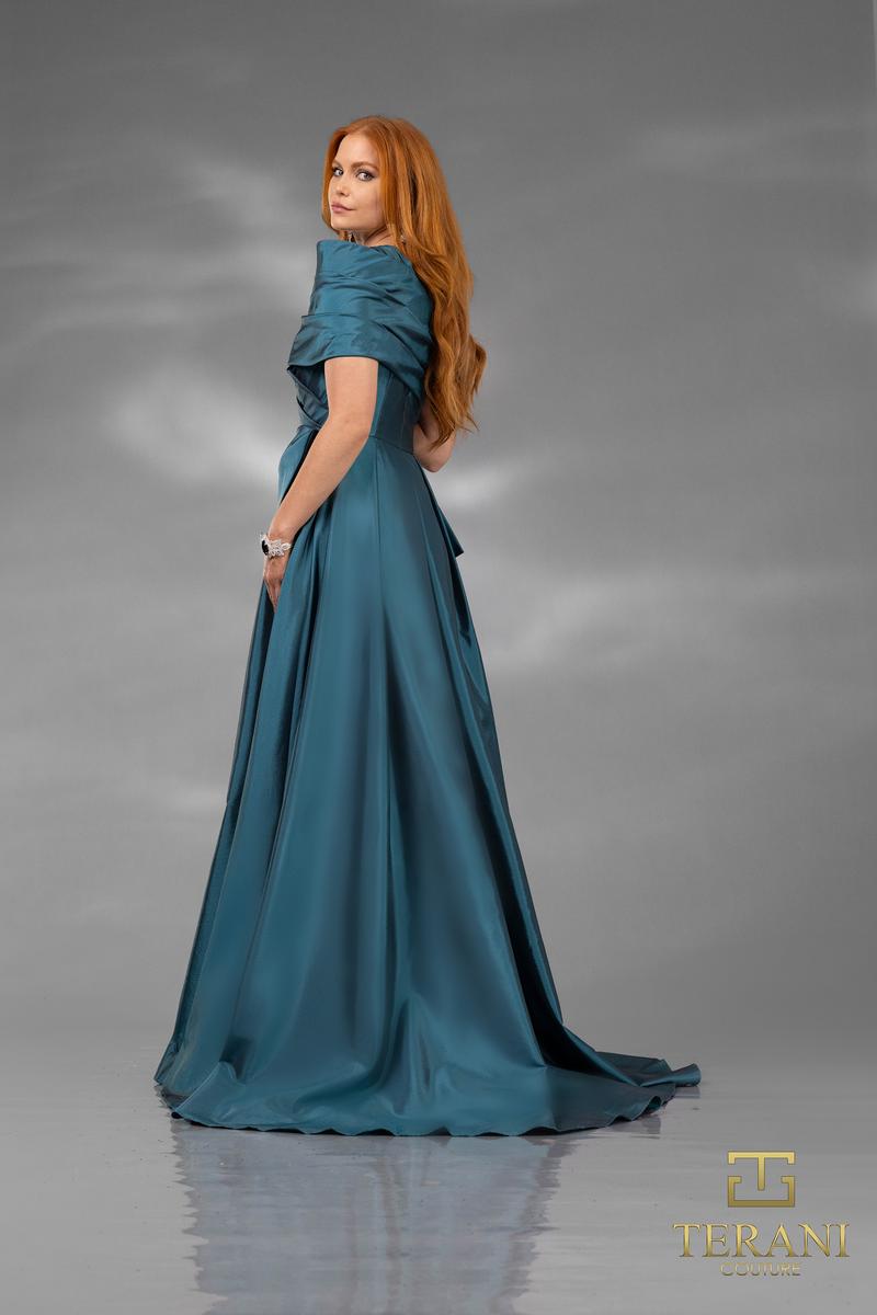 Terani Evenings Dress 252E5102 - Dark Denim