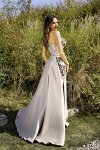 Terani Evenings Dress 252E5116 - Taupe