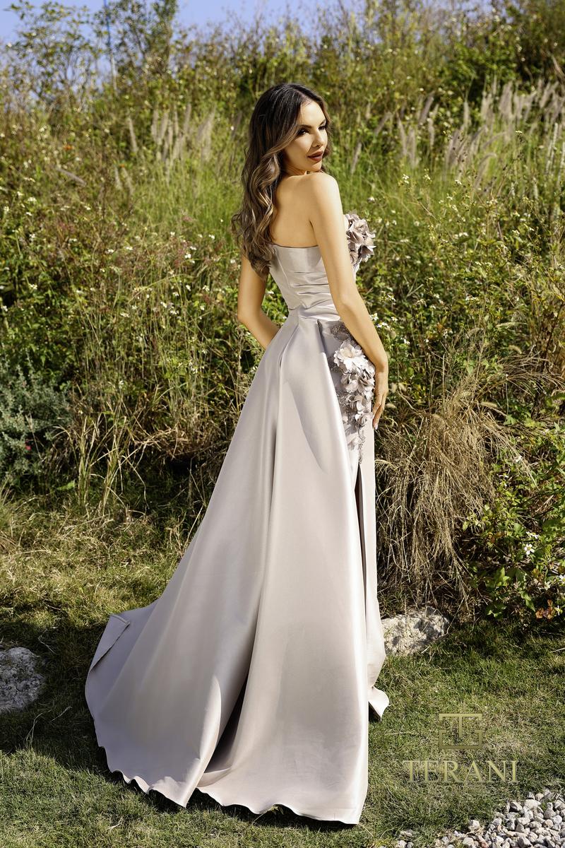 Terani Evenings Dress 252E5116 - Taupe