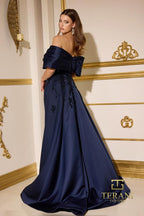 Terani Evenings Dress 252E5124 - Dark Navy