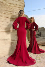 Terani Evenings Dress 252E5129 - Wine