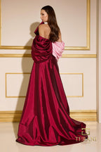 Terani Evenings Dress 252E5141 - Pink Wine